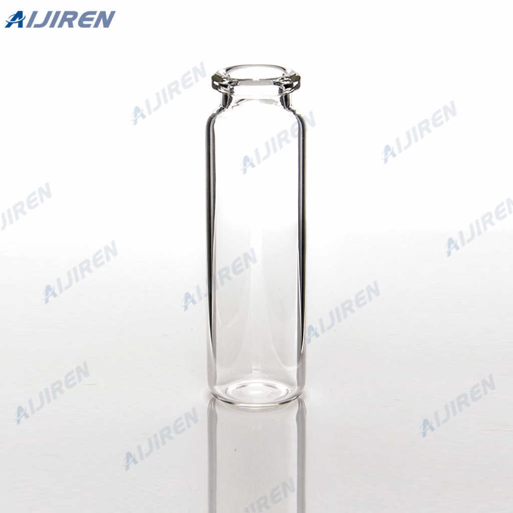 amber flat bottom gc vials with aluminum cap for sale